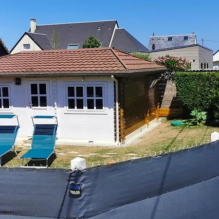 Bord De Mer, En Bois Avec Tandem Semesterbostad Lion-sur-Mer