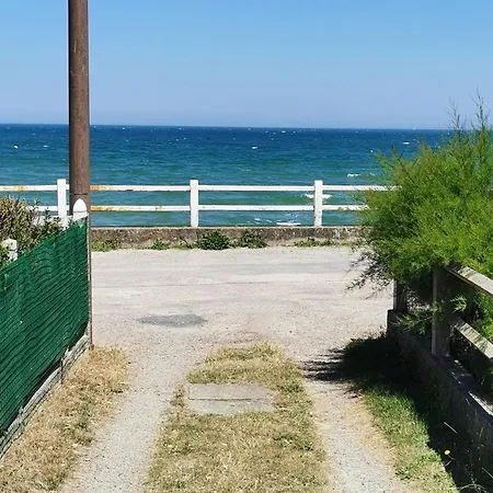 Semesterbostad Bord De Mer, En Bois Avec Tandem Lion-sur-Mer